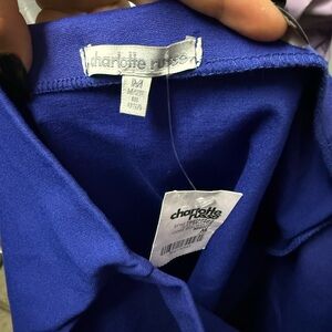 Charlotte Russe Vibrant Blue Blouse